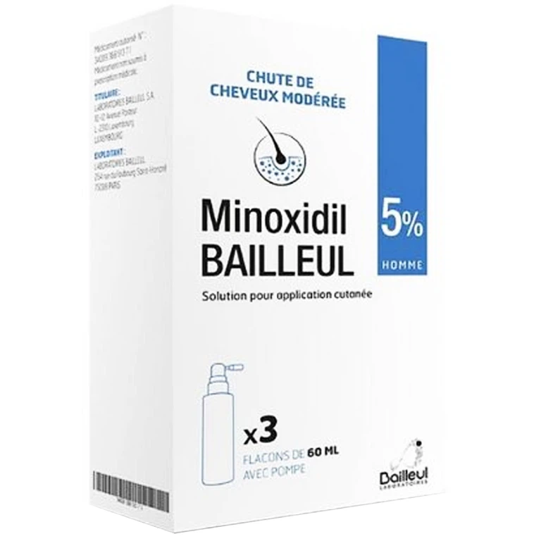 Dung dịch Minoxidil 5% Kirkland hỗ trợ kích thích mọc tóc, trị hói đầu (60ml)