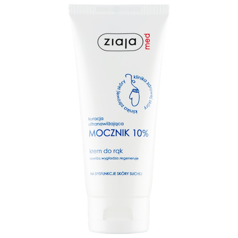 Kem bôi da Ziaja Med 10% Urea Cream làm mềm, giảm khô, giảm kích ứng và giảm ngứa tức thì (100ml)