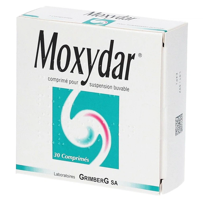 Thuốc Moxydar 1500mg Grimberg điều trị đau thực quản, dạ dày (5 vỉ x 6 viên)	