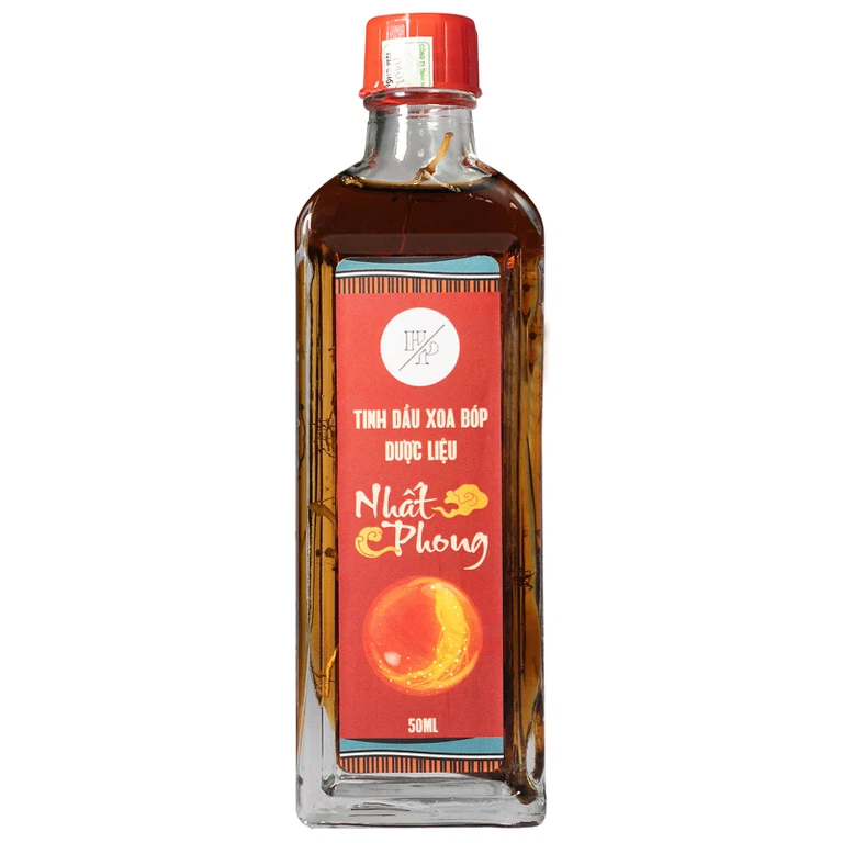 Tinh dầu xoa bóp dược liệu Nhất Phong 50ml giảm đau nhức xương khớp, mỏi cơ bắp, làm ấm cơ thể