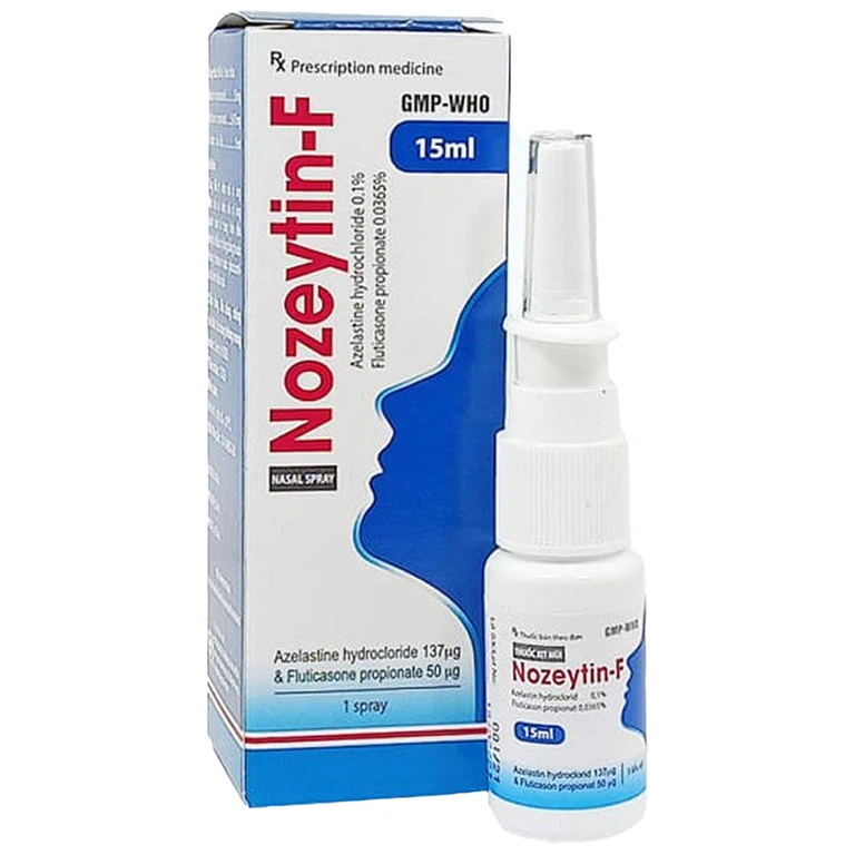 Thuốc xịt mũi Nozeytin-F 15ml Gia Nguyễn điều trị viêm mũi dị ứng