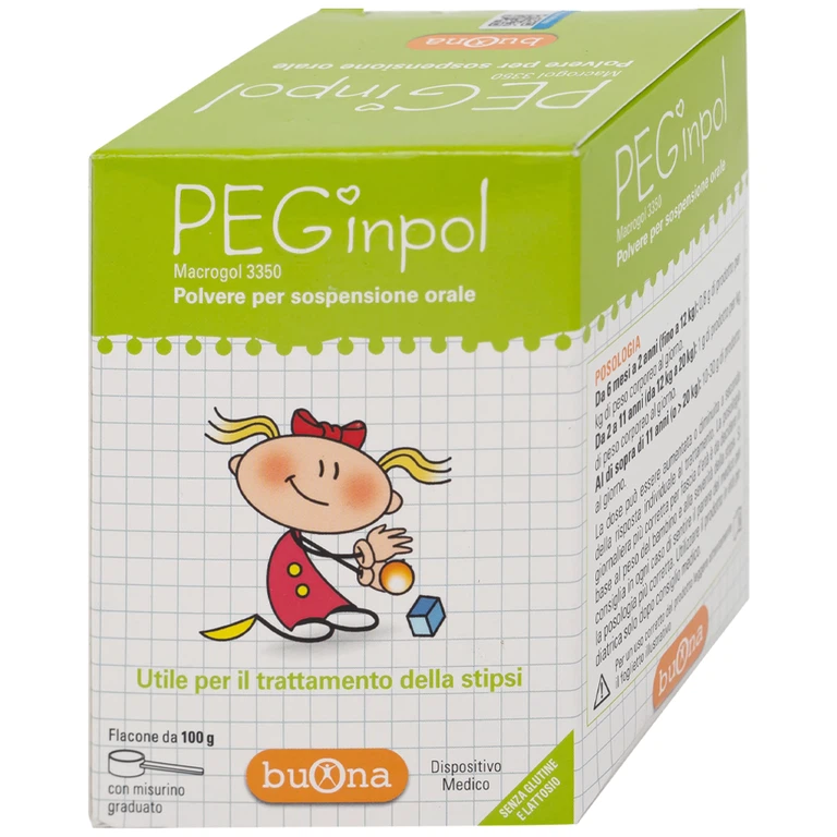 Bột nhuận tràng PEGinpol Buona cải thiện tình trạng táo bón cho trẻ (100g)