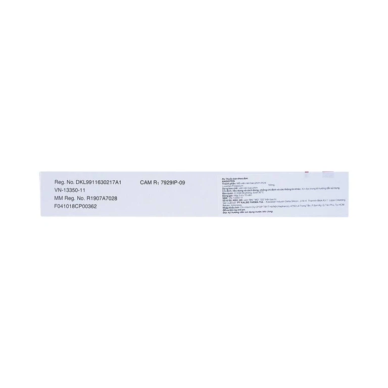 Thuốc Angioten 50mg Kalbe điều trị tăng huyết áp (3 vỉ x 10 viên)
