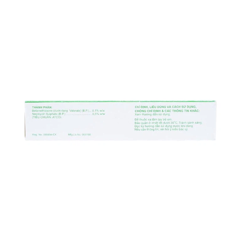Thuốc mỡ Atcobeta-N 0,1% Atco điều trị viêm da, chàm dị ứng (15g)