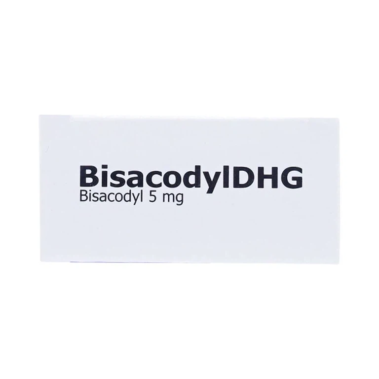Thuốc BisacodylDHG điều trị táo bón, thải sạch ruột (4 vỉ x 25 viên)