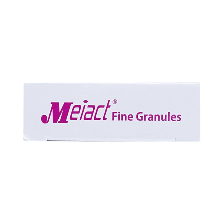 Cốm pha hỗn dịch uống Meiact 50mg Meiji điều trị viêm tai giữa, viêm xoang, viêm amidan (21 gói)