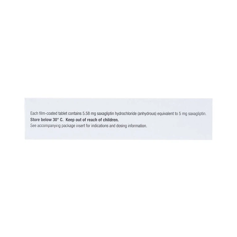 Viên nén Onglyza 5mg AstraZeneca hỗ trợ ăn kiêng, kiểm soát đường huyết (2 vỉ x 14 viên)