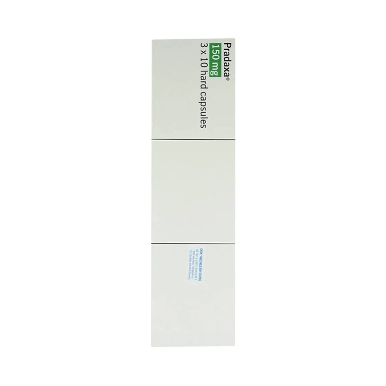 Viên nang cứng Pradaxa 150mg Boehringer phòng ngừa tai biến, đột quỵ (3 vỉ x 10 viên)