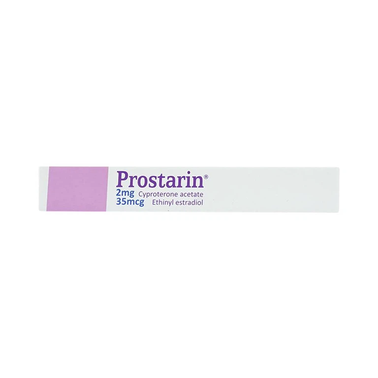 Thuốc Prostarin Abbott ngăn chặn biểu hiện cường androgen ở da (1 vỉ x 21 viên)
