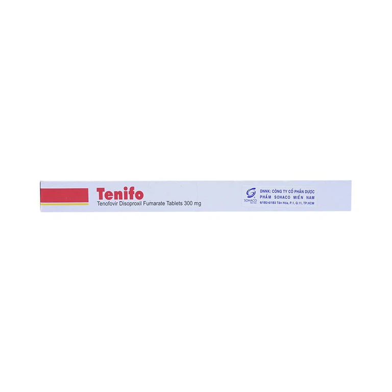 Thuốc Tenifo Atra điều trị nhiễm HIV-1, viêm gan B (1 vỉ x 10 viên)
