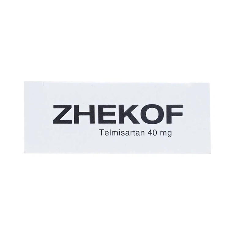 Thuốc Zhekof 40mg DaviPharm điều trị tăng huyết áp, dự phòng biến cố tim mạch (3 vỉ x 10 viên)