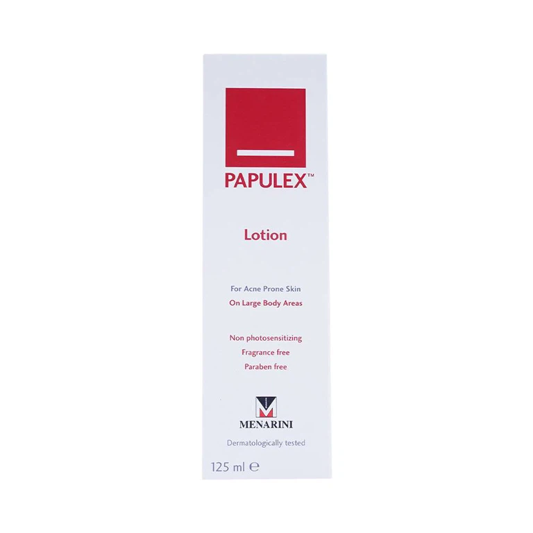 Lotion Papulex ngăn ngừa mụn trứng cá lưng và ngực (125ml)