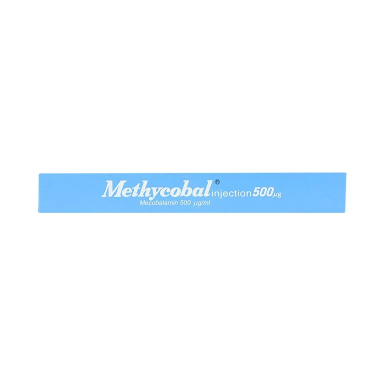 Dung dịch tiêm Methycobal Injection 500µg Eisai điều trị bệnh lý thần kinh ngoại biên và thiếu máu (10 ống x 1ml)