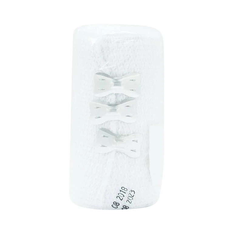 Băng thun y tế Bảo Thạch 0.1m x 3m dùng để băng nén ép cầm máu, cố định khớp (10 cuộn)
