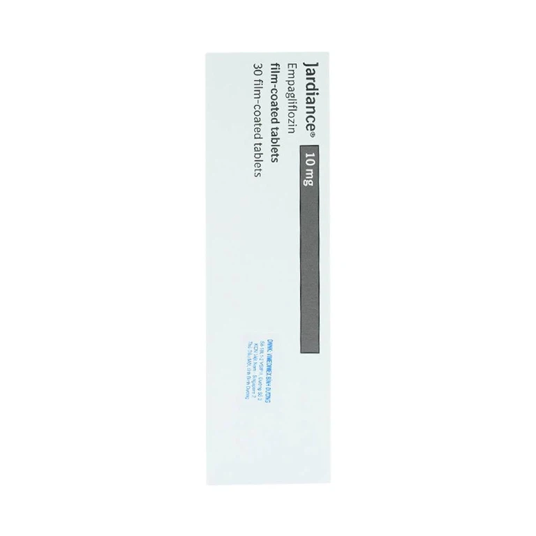 Viên nén Jardiance 10mg Boehringer điều trị đái tháo đường típ 2, suy tim, bệnh thận mạn tính (3 vỉ x 10 viên)