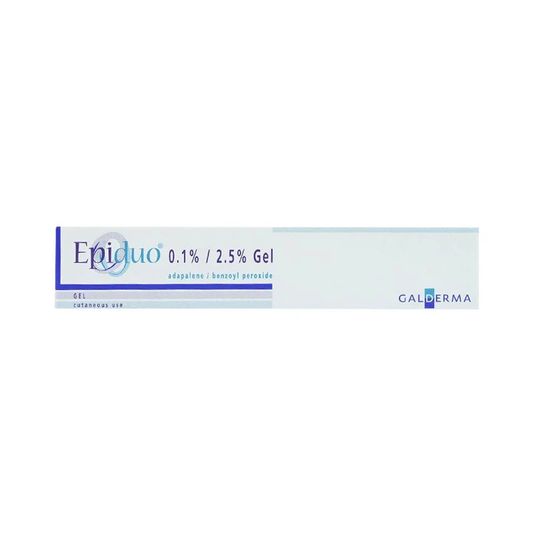 Gel bôi ngoài da Epiduo 0.1%/2.5% Galderma điều trị mụn trứng cá (15g)