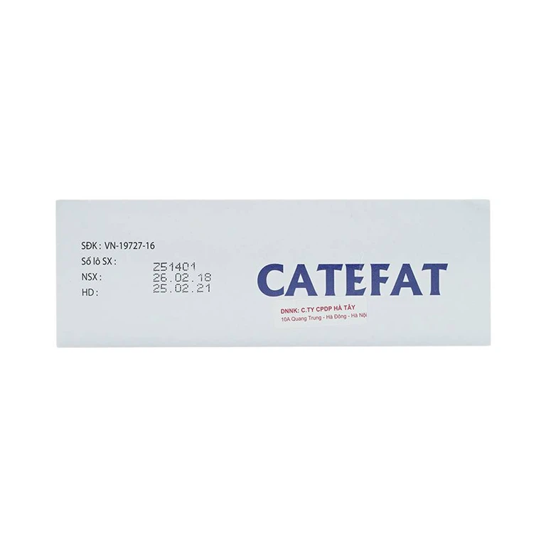 Dung dịch uống Catefat Cho-A điều trị đau thắt ngực, nhồi máu cơ tim (20 ống x 10ml)