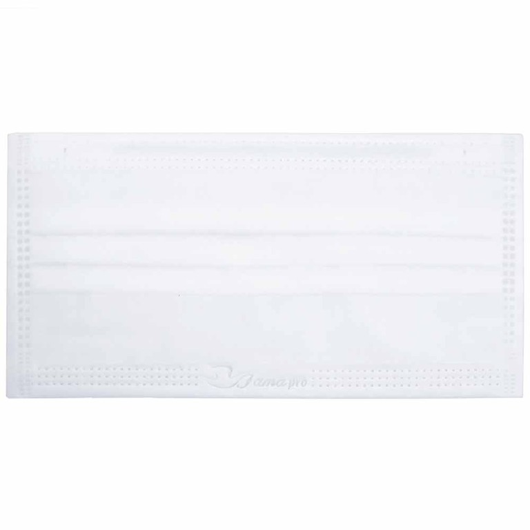 Khẩu trang y tế Famapro Extra màu trắng 4 lớp hỗ trợ ngăn khói, bụi, kháng khuẩn (50 cái)