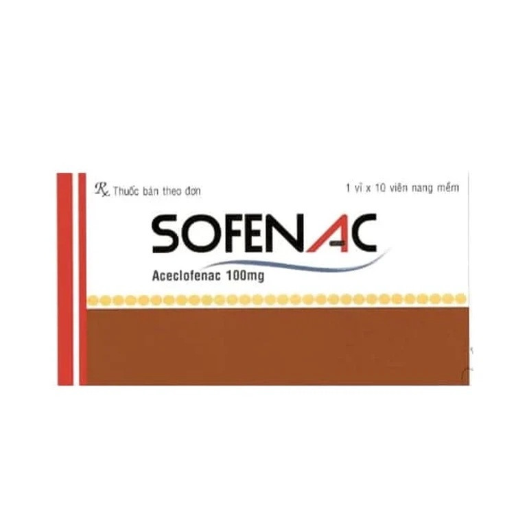 Thuốc Sofenac Phil Inter giảm đau và kháng viêm do viêm xương khớp (10 vỉ x 10 viên)