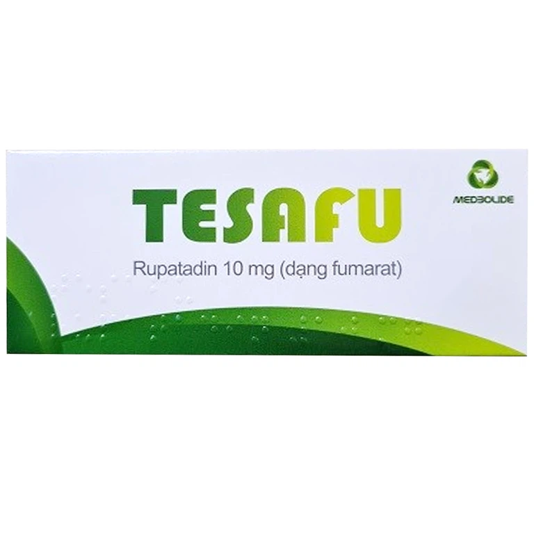 Thuốc Tesafu 10mg Mebolide điều trị triệu chứng viêm mũi dị ứng (3 vỉ x 10 viên)