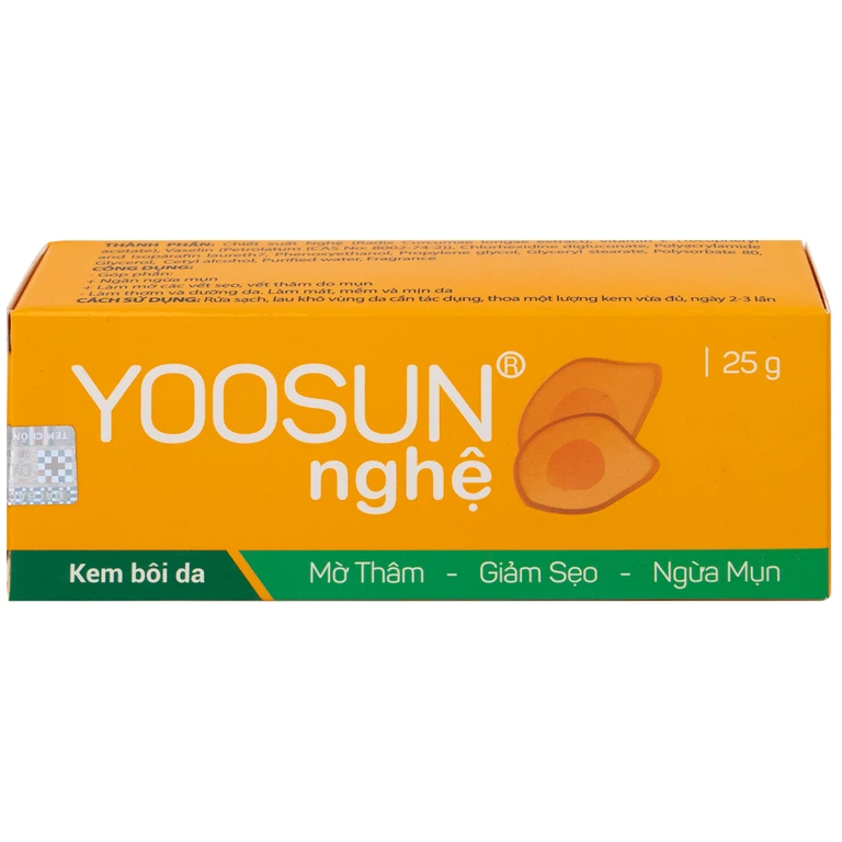Kem bôi Yoosun Nghệ Đại Bắc mờ thâm, giảm sẹo, ngừa mụn (25g)