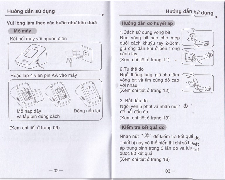 Máy đo huyết áp điện tử bắp tay Yuwell YE610D bộ nhớ lưu trữ đến 80 lần, cho kết quả trung bình 3 lần đo