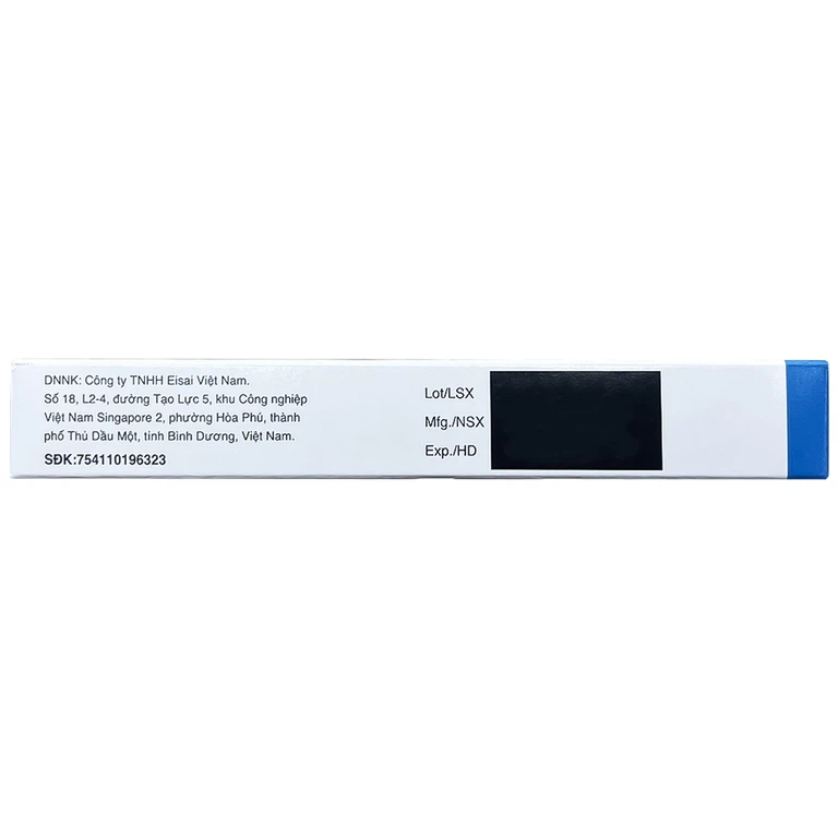Viên nang cứng Lenvima 4mg Eisai điều trị ung thư (2 vỉ x 10 viên)