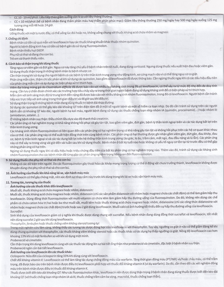 Thuốc Lecifex 500mg Abbott điều trị nhiễm khuẩn nhẹ, vừa và nặng (2 vỉ x 10 viên)