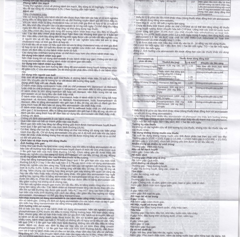 Viên nén Lipistad 20 Stella điều trị tăng cholesterol máu (3 vỉ x 10 viên)