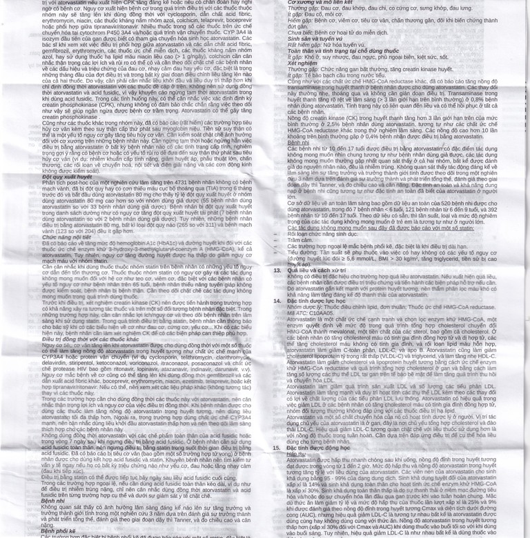 Viên nén Lipistad 20 Stella điều trị tăng cholesterol máu (3 vỉ x 10 viên)