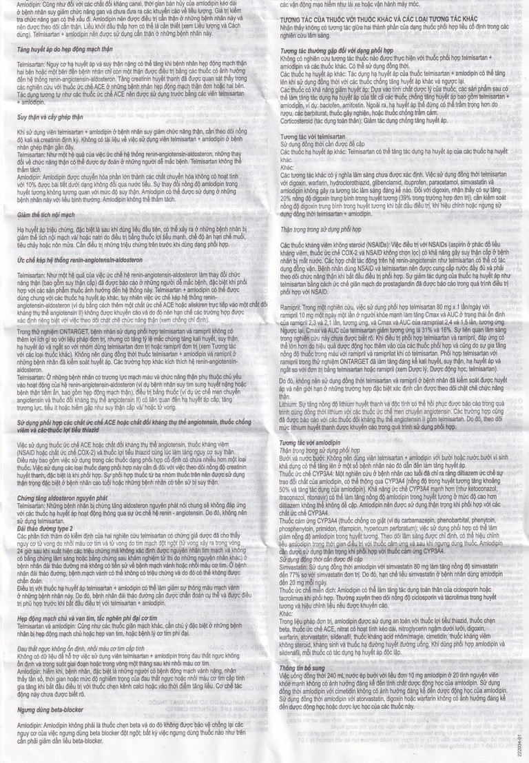 Thuốc M-Telvogen 80/5mg Evertogen điều trị tăng huyết áp đơn độc hoặc kết hợp với thuốc khác (2 vỉ x 14 viên)