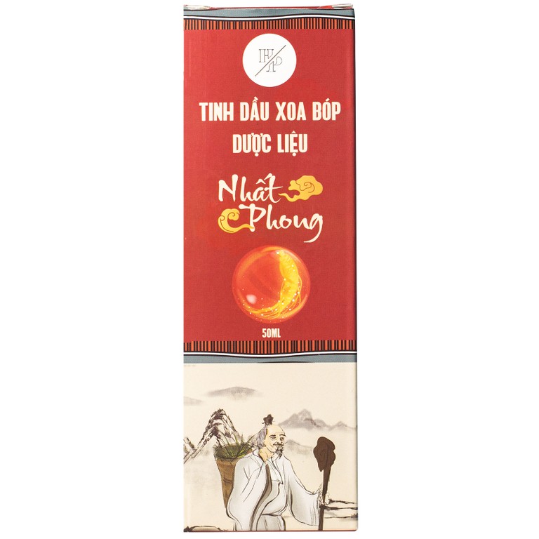 Tinh dầu xoa bóp dược liệu Nhất Phong 50ml giảm đau nhức xương khớp, mỏi cơ bắp, làm ấm cơ thể