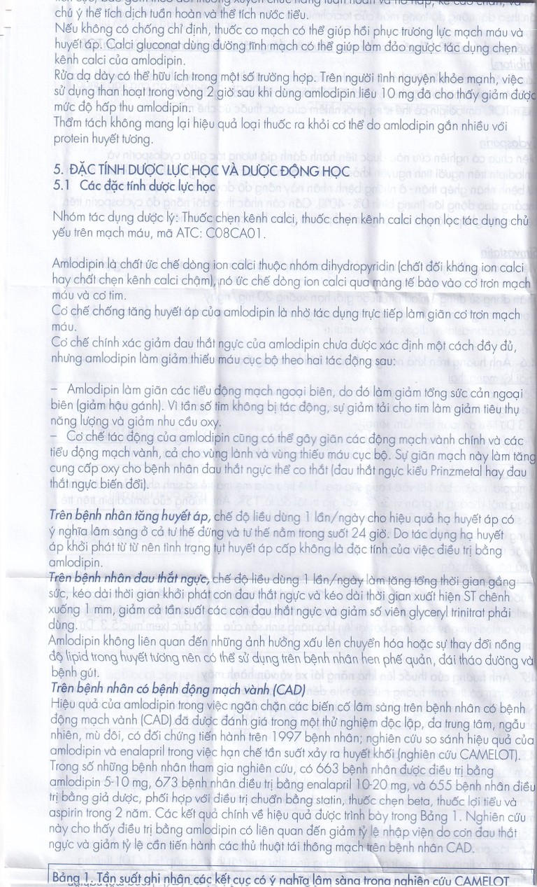 Viên nén Normodipine 5mg Gedeon điều trị tăng huyết áp, đau thắt ngực ổn định (3 vỉ x 10 viên)