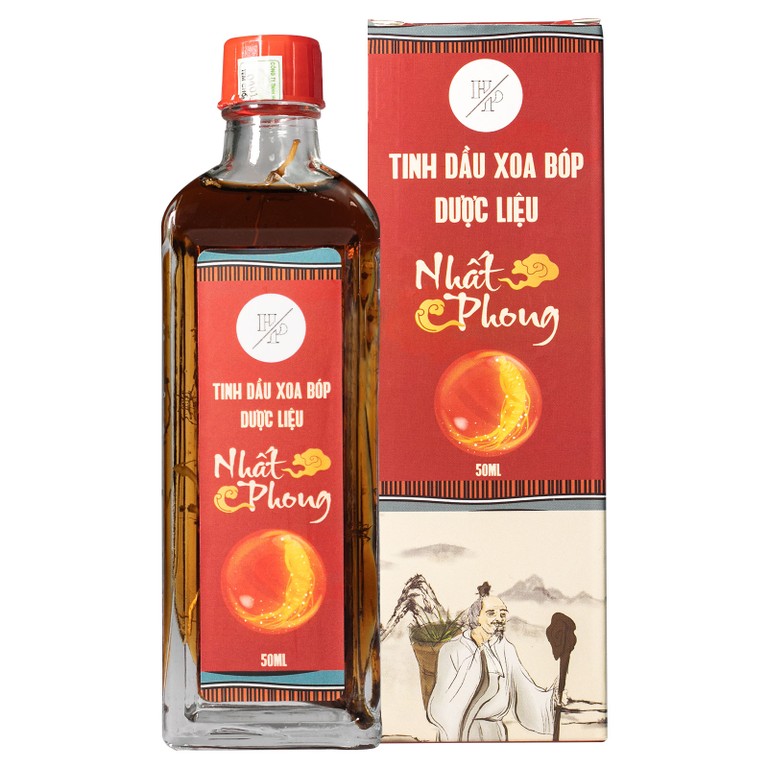 Tinh dầu xoa bóp dược liệu Nhất Phong 50ml giảm đau nhức xương khớp, mỏi cơ bắp, làm ấm cơ thể