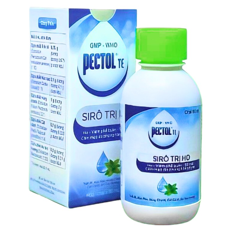 Siro trị ho Pectol Te Sagopha điều trị ho, viêm phế quản, sổ mũi, cảm mạo do phong hàn gây ra (90ml)