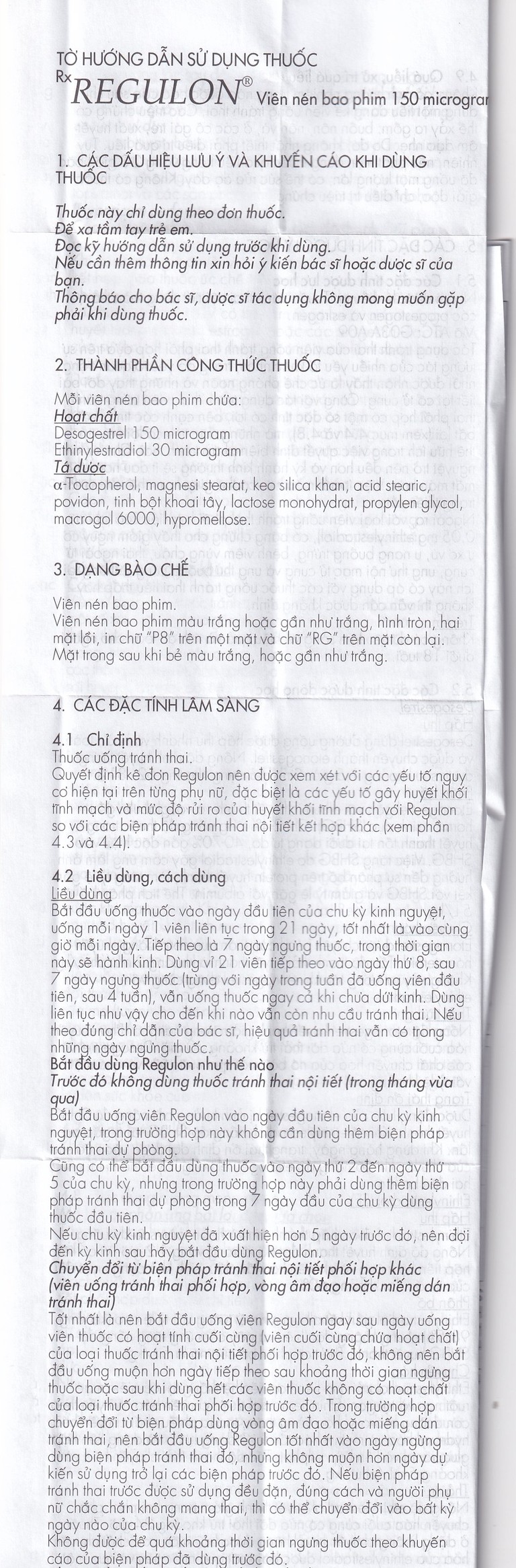 Thuốc Regulon Gedeon tránh thai hằng ngày (1 vỉ x 21 viên)