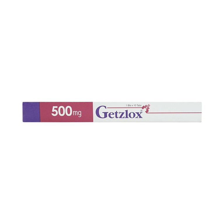 Thuốc Getzlox 500mg Getz điều trị nhiễm khuẩn (1 vỉ x 10 viên)