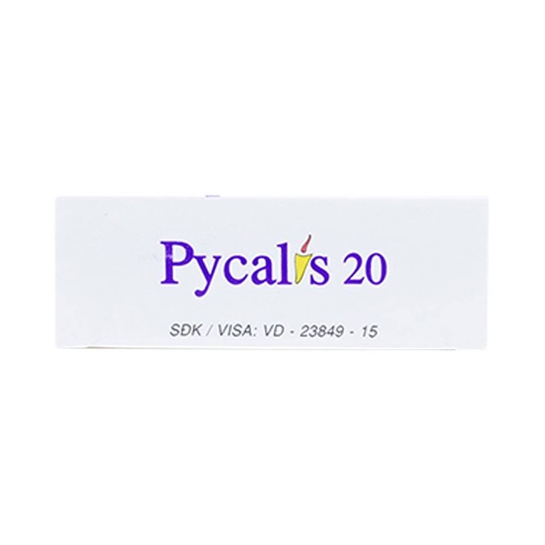 Thuốc Pycalis 20 Pymepharco điều trị hỗ trợ rối loạn cương dương (1 vỉ x 1 viên)