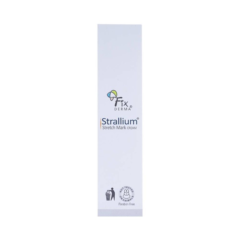 Kem Fixderma Strallium Stretch Mark Cream cải thiện tính đàn hồi, làm mềm da, loại bỏ vết rạn da (75g)
