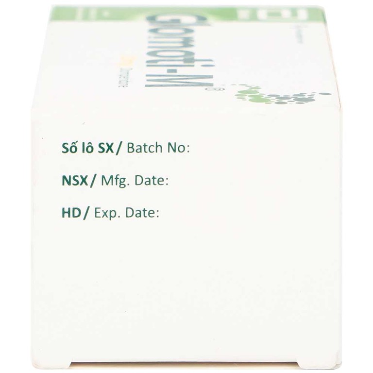 Thuốc Glomoti-M Glomed điều trị triệu chứng buồn nôn, nôn, chướng bụng (10 vỉ x 10 viên)