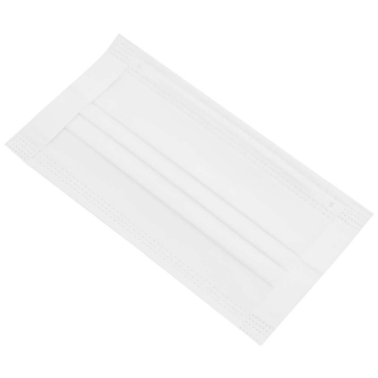 Khẩu trang y tế VTB màu trắng 3 lớp hỗ trợ ngăn khói, bụi, kháng khuẩn (50 cái)