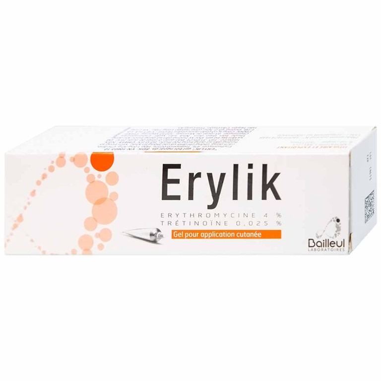 Gel bôi ngoài da Erylik điều trị tại chỗ mụn trứng cá mức độ trung bình (30g)