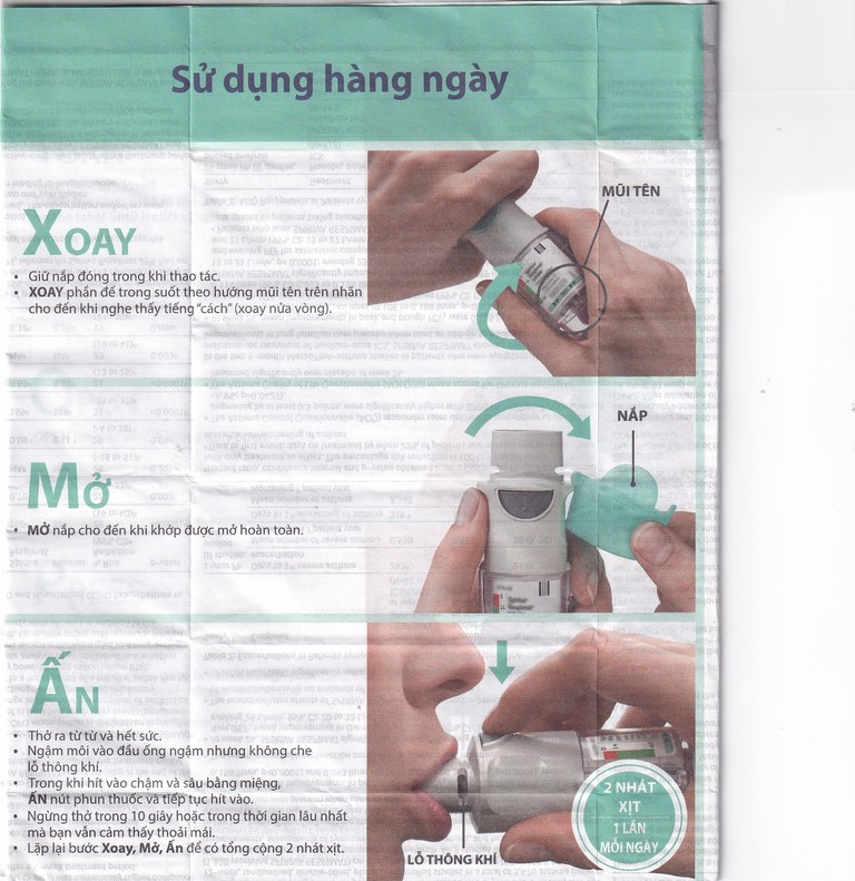 Bình xịt Spiriva Respimat Boehringer điều trị viêm phế quản mạn (30 liều)