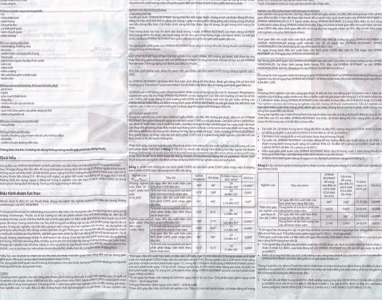 Bình xịt Spiriva Respimat Boehringer điều trị viêm phế quản mạn (30 liều)