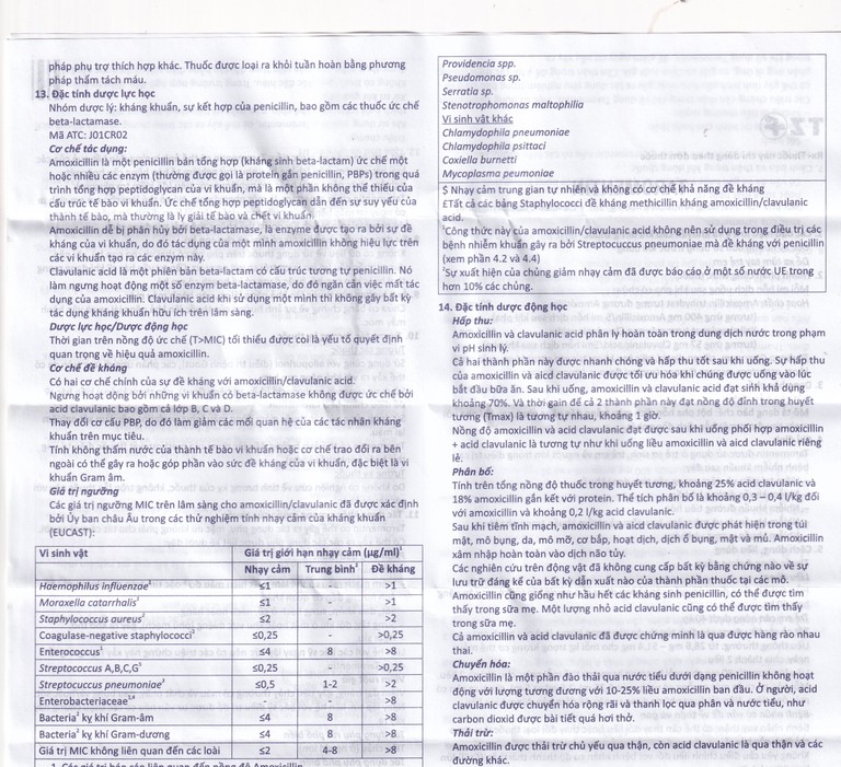 Bột hỗn dịch uống Taromentin 457mg/5ml điều trị nhiễm trùng viêm xoang, tai giữa, đường hô hấp (12.6g)