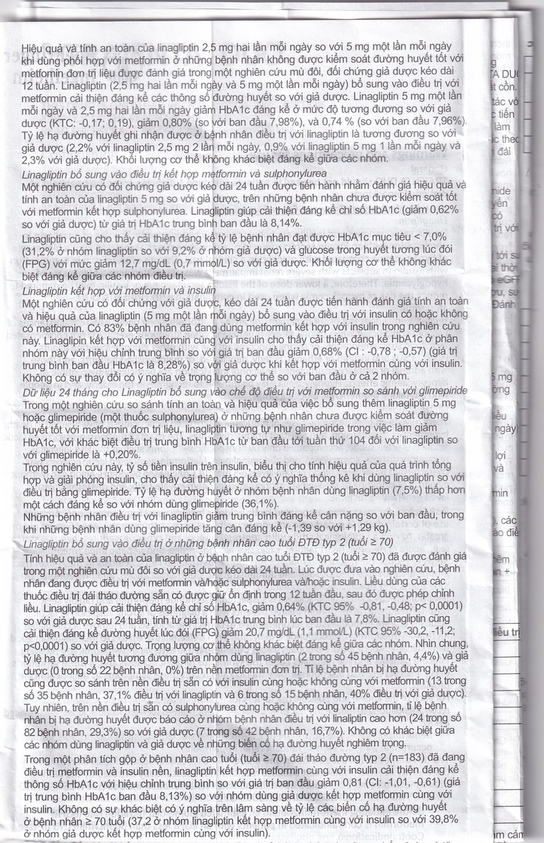 Thuốc Trajenta Duo 2.5mg/850mg Boehringer điều trị đái tháo đường típ 2 (14 viên)