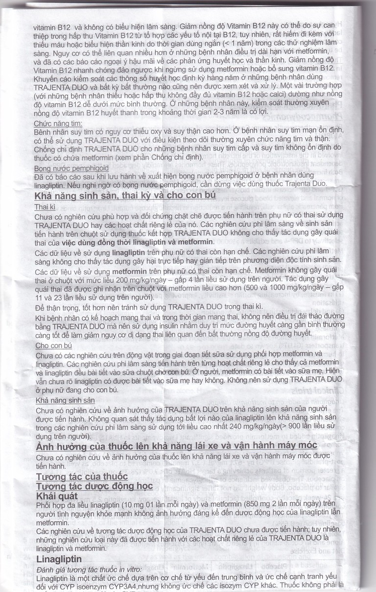 Thuốc Trajenta Duo 2.5mg/850mg Boehringer điều trị đái tháo đường típ 2 (14 viên)