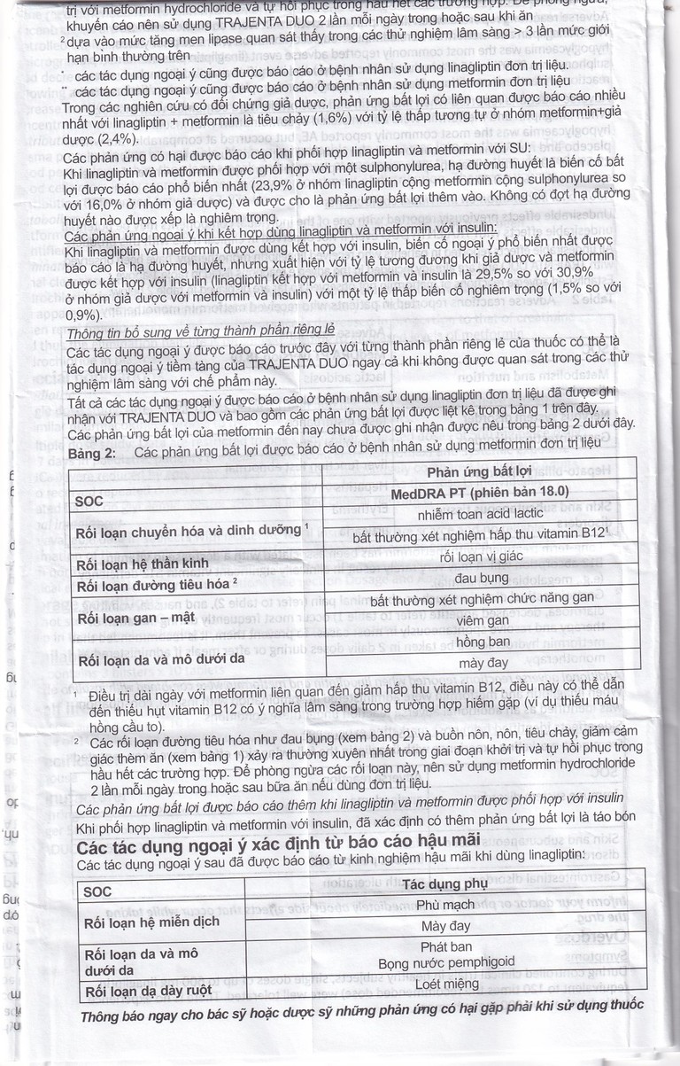 Thuốc Trajenta Duo 2.5mg/850mg Boehringer điều trị đái tháo đường típ 2 (14 viên)