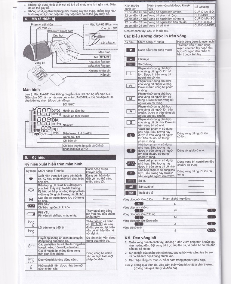Máy đo huyết áp bắp tay tự động AND UA-611 Plus hỗ trợ đo huyết áp, cảnh báo đột quỵ