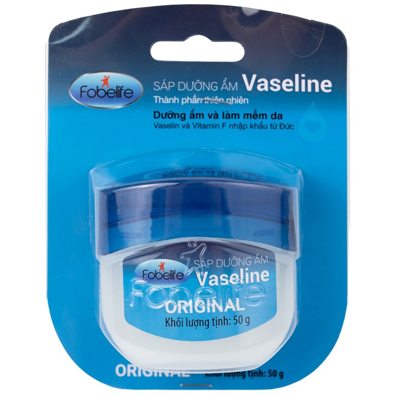 Sáp dưỡng ẩm Vaseline Fobelife làm mềm da, ngăn ngừa nứt nẻ (50g)